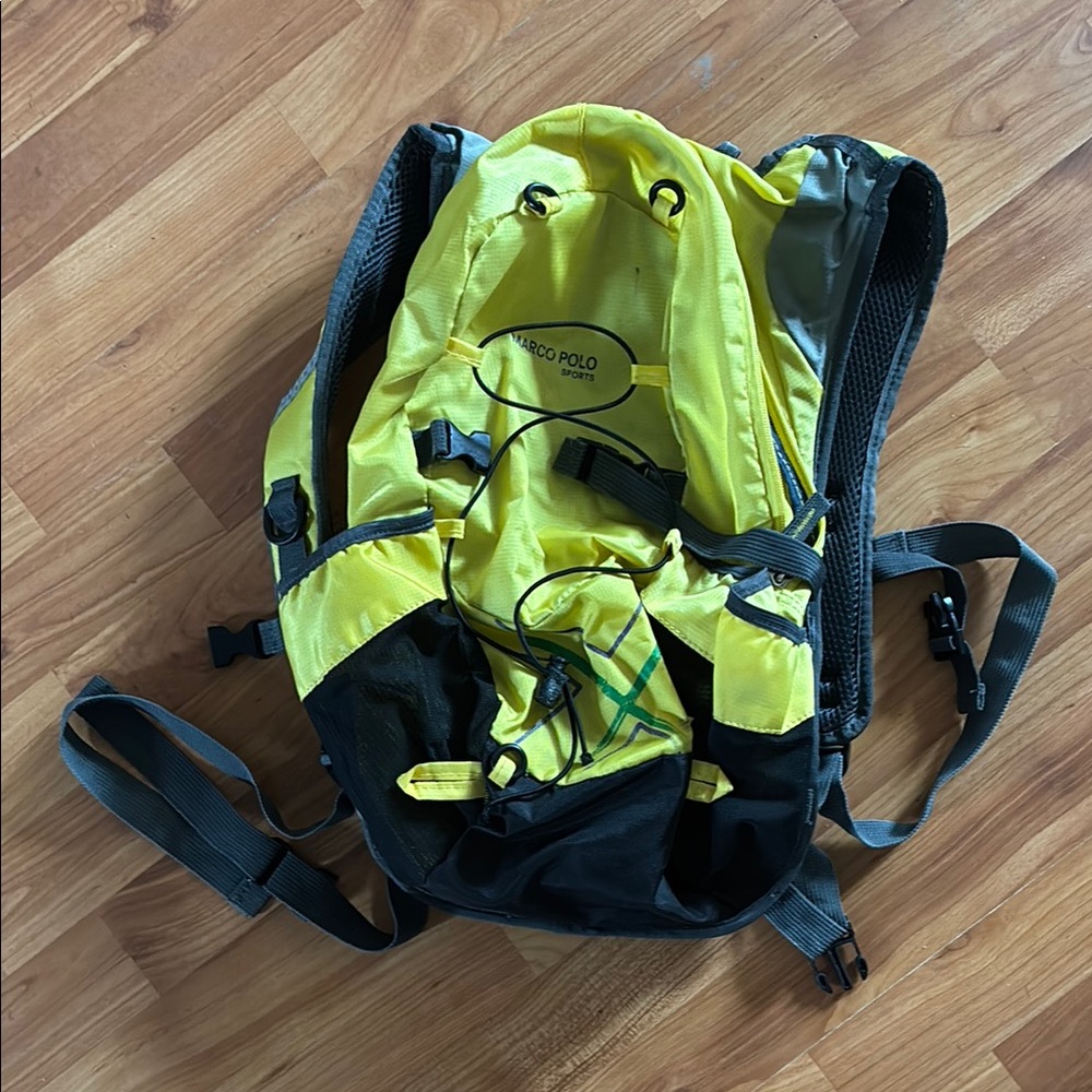Outdoor Adventure Yellow Backpack